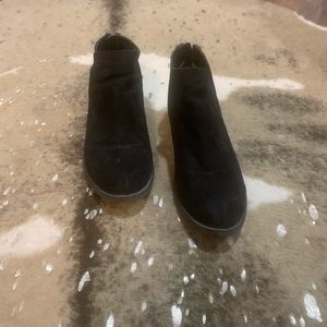 Black Suede Booties